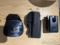 Fondina Ghost con porta caricatore per Glock 17, 19, 22, 34 per Gen 3-4-5.