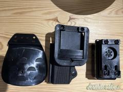 Fondina Ghost con porta caricatore per Glock 17, 19, 22, 34 per Gen 3-4-5.