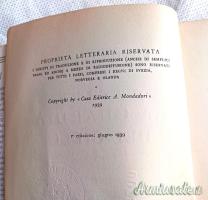 Testo d'epoca fascista “LA GUARDIA DEL CIELO” scritto da Lucio D’Ambra in 1^ Edizione del 1939
