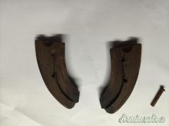 Guancette originali revolver glisenti a spillo cal.45 mod.1861 lungo