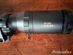 Konus M30 1,5-6x44 illuminata con aggancio rapido Weaver