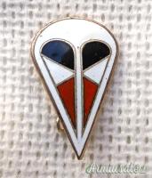 Distintivo d’epoca nazista da berretto per “FALLSCHIRMJAGER” realizzato “BREGONZIO-MILANO”