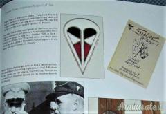 Distintivo d’epoca nazista da berretto per “FALLSCHIRMJAGER” realizzato “BREGONZIO-MILANO”