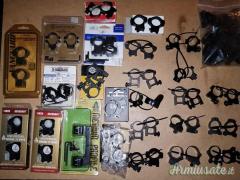 Lotto 23 coppie anelli per fucile / carabina - prezzo svendita