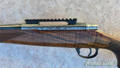 Carabina Zoli Az 1900 incisa calcio in radica cal 243 win condizioni eccellenti