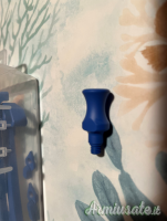 Manetta di armamento a T e manetta otturatore - Charging handle ADC Blue per AR