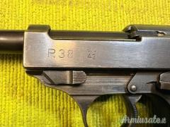 Walther P38, ac 42, 1942, Sportiva, 9×19 (9 Parabellum)