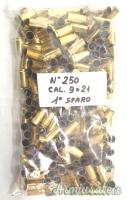 Bossoli 9x21 Fiocchi 1° sparo 250 pz.