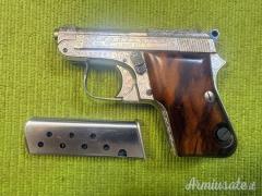 Beretta 950 B, nichelata e incisa, 6,35 Browning