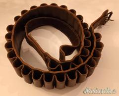 CARTUCCIERA PELLE CAL 20 -