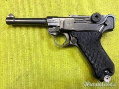 Mauser Luger P08, byf 42, Black Widow, 1942, Sportiva, 9x19 (9 Parabellum)