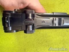 Mauser Luger P08, byf 42, Black Widow, 1942, Sportiva, 9x19 (9 Parabellum)