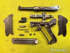 Mauser Luger P08, byf 42, Black Widow, 1942, Sportiva, 9x19 (9 Parabellum)