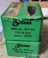 303 Dies RCBS + Bossoli con palle. Lotto 165 €.