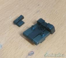 Tacca di mira e mirino Walther Colt Gold Cup .22 LR