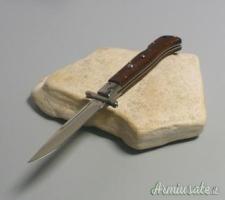 Coltello a scatto Cm.28 Mod.Roma Swinguard Stsw/28 Legno serpente ( Snake wood ) -Italian stiletto