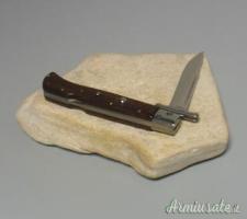 Coltello a scatto Cm.28 Mod.Roma Swinguard Stsw/28 Legno serpente ( Snake wood ) -Italian stiletto