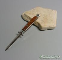 Coltello a scatto Cm.28 Mod.Swinguard Sblct/28 Legno palissandro chiaro con lavorazione file work