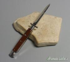 Coltello a scatto Cm.28 Mod.Swinguard Sblct/28 Legno palissandro chiaro con lavorazione file work