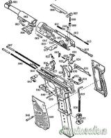 Parti di ricambio / Parts per pistola P38 / P1