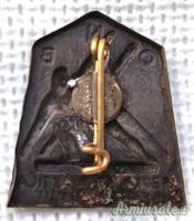 Spilla d’epoca fascista dell’OPERA NAZIONALE BALILLA per festa ginnastica svoltasi a Forlì 1935