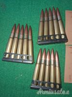 Scatolino con lastrine di munizioni enfield