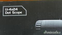 Ottica Vism 1.1 4 x 24 Con slitta attacco rapido