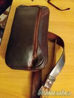 Marsupio cuoio con fondina interna