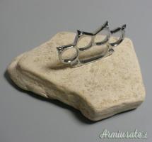 Tirapugni in acciaio cromato con punte Mod.Tcp/c