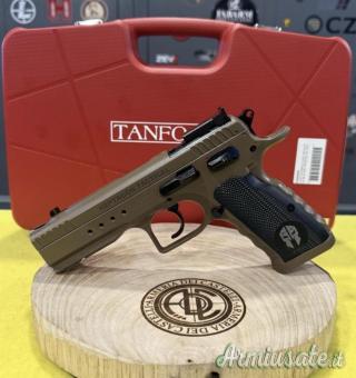 Pistola s/automatica marca TANFOGLIO modello HEPTAGON TACTICAL FDE OPTIC READY 9x19mm