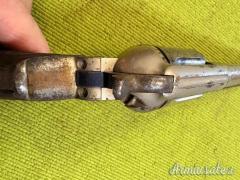 Pistola a rotazione Colt, Lightning 1875, Nichelata, Arma antica, .38