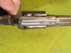 Pistola a rotazione Colt, Lightning 1875, Nichelata, Arma antica, .38