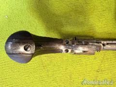 Pistola a rotazione Colt, Lightning 1875, Nichelata, Arma antica, .38