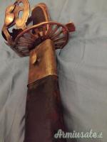 SCIABOLA EPOCA RIVOLUZIONE FRANCESE ORIGINALE CON FODERO