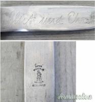 COLTELLO HJ 2°TIPO CON MOTTO E FABBRICANTE