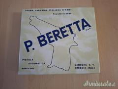 Scatola con dotazione originale per pistola Beretta serie 70