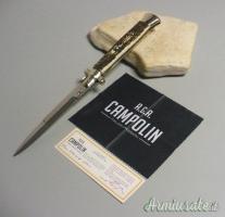 Coltello a scatto Cm.38 Mod.Bscr/33 Pick Lock Corno di cervo reale europeo - Italian stiletto