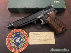 SIG-Sauer P210-5 7.65x22mm Parabellum  |  7.65x22mm Luger  | .30 Luger