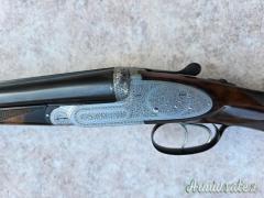 Doppietta Franchi Littorio con sistema self opening cal 12 canne 67 con valigetta anno 1939