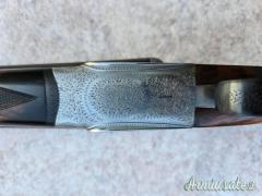 Doppietta Franchi Littorio con sistema self opening cal 12 canne 67 con valigetta anno 1939