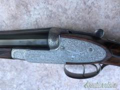 Doppietta coppia Breda Roma gemini cal 12 canne 71 anno 1950 numerate complete di valigetta