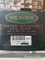 WEAVER T36 ARGENTO FINE X-HAIR