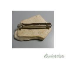 Coltello a scatto Cm.38 Mod.Bscr/33 Pick Lock Corno di cervo reale europeo - Italian stiletto