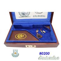 #0200 Valigetta Nuova in Legno Colt Anaconda 6