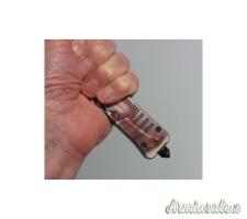 Coltello a scatto frontale Cm.22,50 Mod.Extreme damasco fantasy -Stiletto automatico