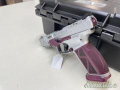 Canik SFX RIVAL Full Metal Chrome Crimson 9x19mm Parabellum | Luger | NATO