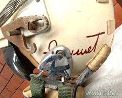 Casco da volo Ufficiale pilota Aeronautica Militare italiana mod. anni ’50 del Col. Eugenio Geymet