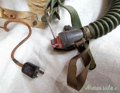 Casco da volo Ufficiale pilota Aeronautica Militare italiana mod. anni ’50 del Col. Eugenio Geymet