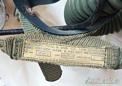 Casco da volo Ufficiale pilota Aeronautica Militare italiana mod. anni ’50 del Col. Eugenio Geymet