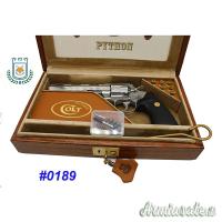 #0189 Valigetta Nuova Legno Colt Python 6